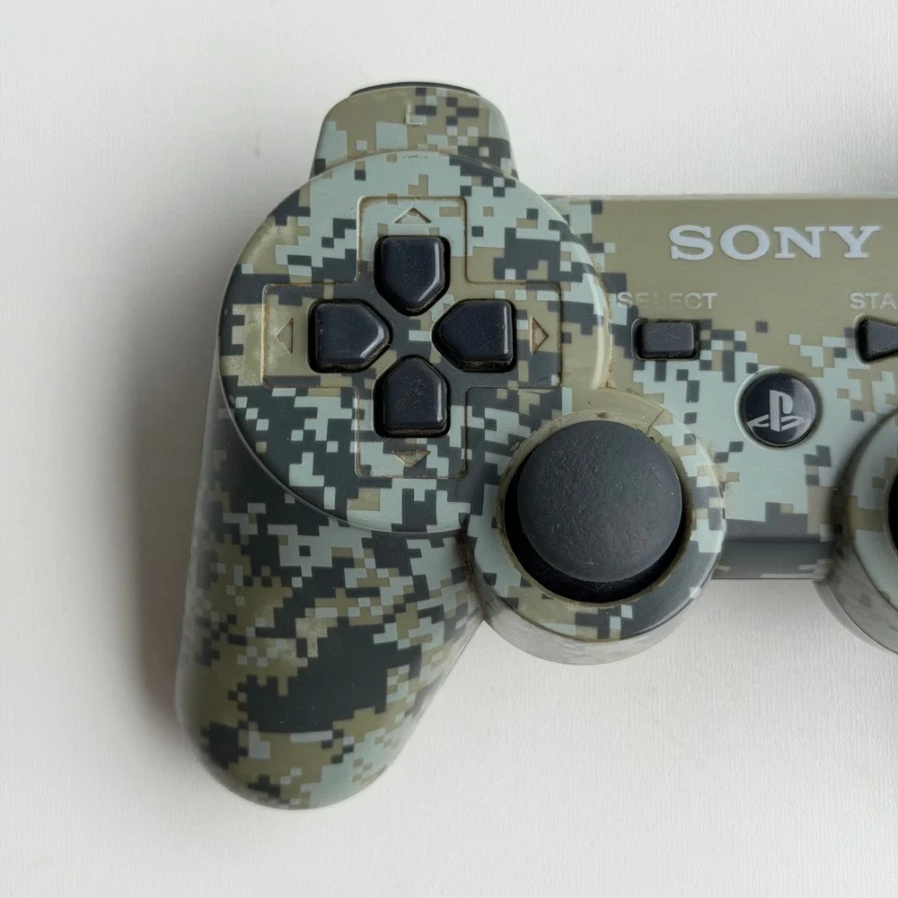 Sony DualShock 3 Controller PS3 Green Urban Camo Wireless Sixaxis